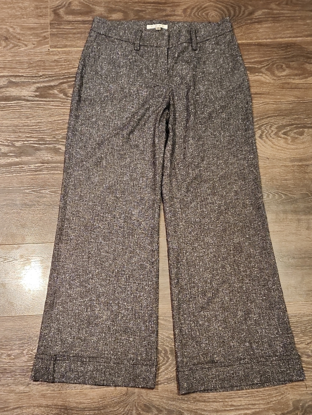 โค๏ธ CABI SOHO SPECKLE TWEED WIDE LEG PANTS AND VEST SET - Picture 10 of 15